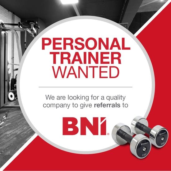 We're looking for a Personal Trainer to give referrals to